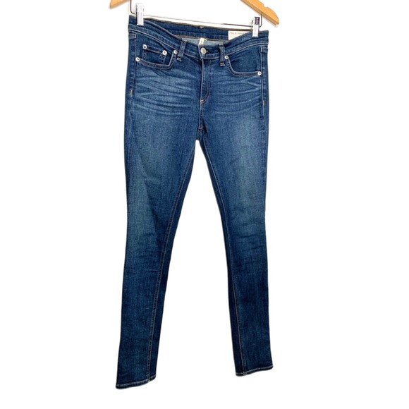 RAG & BONE Skinny Jeans High Rise SIze 28 Medele Preston 5 Pocket Zip - Picture 1 of 10